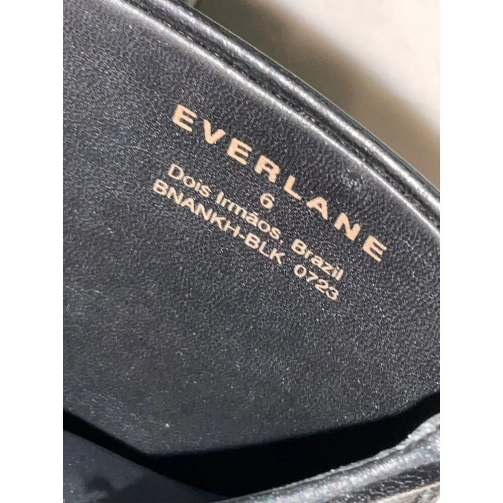 Everlane The Banana Boots in Black Leather New Womens Knee High - Picture 11 of 14